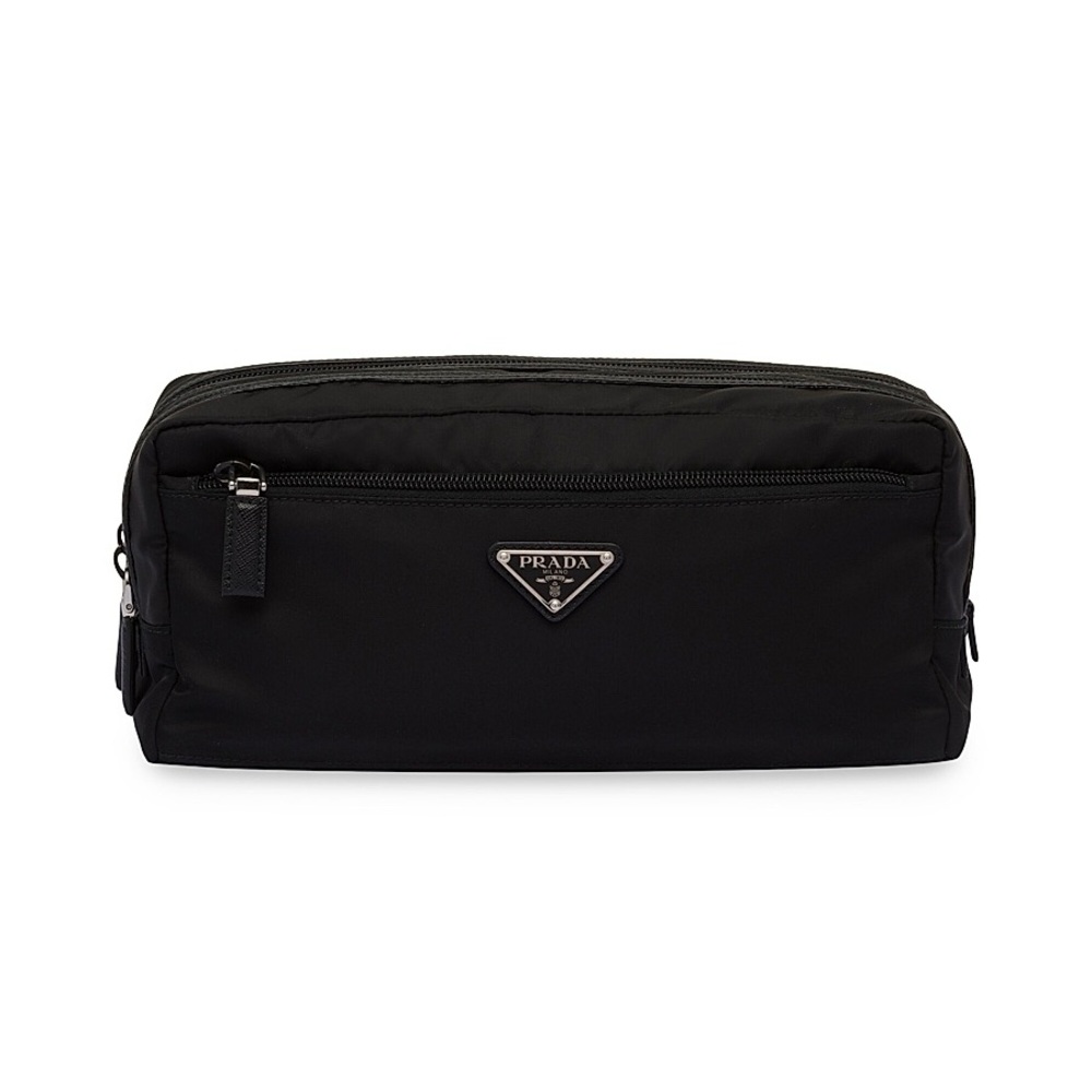 Prada Nylon Black Cosmetic Pouch